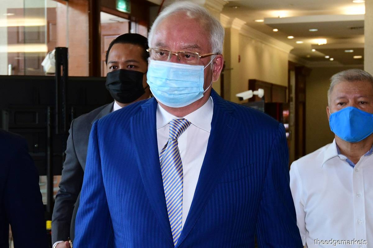 Najib has been convicted and sentenced to 12 years' jail and fined RM210 million in an earlier trial involving SRC. (Photo by Patrick Goh/The Edge)